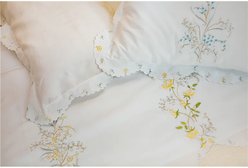 Jogo de Cama em Linho-LL046-015-262cm Larg-Queen Size-6 Pe�as