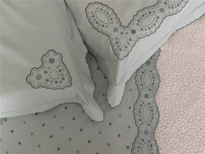 Jogo de Cama em Percal-LP086-171-294 cm Larg-King Size-6 Pe�as